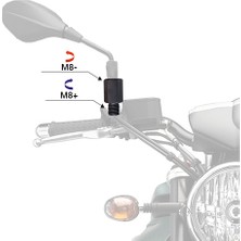 Moto Master Motomaster Ayna Adaptörü -8 +8 Terseten Düze