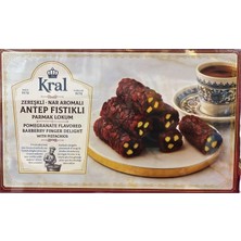 Kral Zereşk Kaplı Nar Aromalı A.fıstıklı Parmak Lokum 454GR