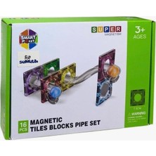 Samatlı Manyetik Blok Boru Set 16 Parça
