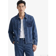 United4 Unıted4 Classic Fit Erkek Mavi Ceket.ındıgo
