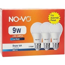 LED Ampul 9W Beyaz