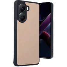 Xiaomi Poco X7 Pro Kılıf Aras Deri Kapak - Pudra