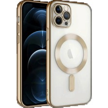 Apple iPhone 13 Pro Kılıf Kross Magneticsafe Kapak - Gold