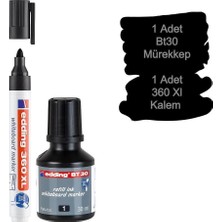 Edding BT30 Tahta Kalemi MÜREKKEBI+360XL Doldurulabilir Tahta Kalemi