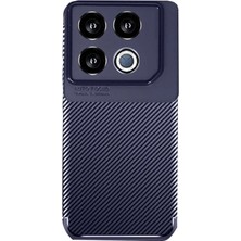 Infinix Gt 20 Pro Kılıf Auto Focus Karbon Kapak - Lacivert