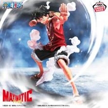 Bandai Bandaı One Piece Maximatic Plus - Monkey D. Luffy Banpresto 23 cm Anime Figür