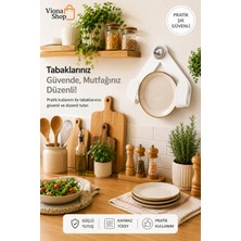 Viona Çok Amaçlı Mutfak Düzenleyici Tencere Kapağı Tabak Tutucu Güçlü Yapışkan Delme Yok