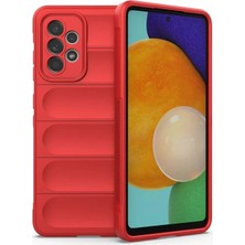 Samsung Galaxy A52 Kılıf Optimum Silikon - Kırmızı