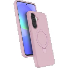 Samsung Galaxy A17 5g Regal Magsafe Standlı Kapak - Açık Pembe