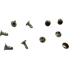 Rivet Perçin - 7mm, Nikel, 1000 Adet