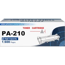 Myg Plus PA-210 Uyumlu Toner Kartuşu Siyah Pantum PA-210E PA210 Toner Kartuşu P2502W P2500W M6500W M6500NW M6508NW M6550NW M6558NW M6800FDW M6808FDW Lazer Yazıcı 1.600 Sayfa