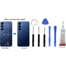 Samsung S25 Uyumlu Batarya Kapağı Kamera Lensli (L