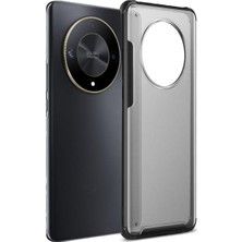 Honor X9B 5g / Honor Magic 6 Lıte /X50 Luna Serisi Köşe Korumalı Sert Rubber Kılıf - AL3422 Siyah