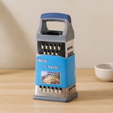 8 Inç Çelik Rende Plastik Saplı Silikon Taban