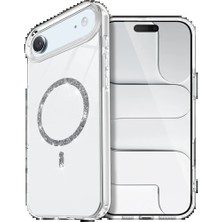 Apple iPhone 17 Air Live Diamond Magsafe Kapak - Şeffaf
