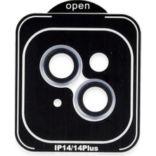 Joko Apple iPhone 14 Pvd Metal Kamera Lens - Mavi