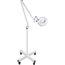 Omrs Store Ayaklı Tekerlekli Loop LED Işıklı Büyüteç 120 LED 5x