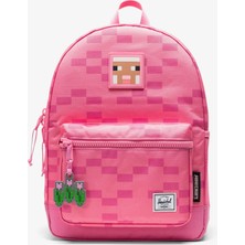 Herschel x Minecraft Heritage Çocuk Pembe Sırt ÇANTASI.07616