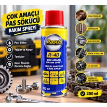 Ayb Tekstil Aksesuar Rasch Çok Amaçlı Yağ Sprey Pas Sökücü Nem Giderici 200ML. (1 Adet)