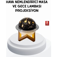 Str Store USB Mini Hava Nemlendirici ve Projeksiyon Lamba – Taşınabilir, Sessiz, Dekoratif Aromaterapi Cihazı