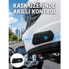 Global Bluetooth Kask Kulaklığı Intercom 5.0 Bluetooth Android ve Ios Uyumlu Yeni Nesil