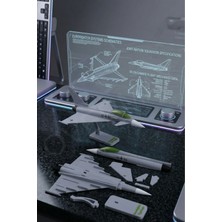 Overmax Eurofighter Yapboz Uçak Modeli ve Standı Bir Arada - Evde Kurulum Için Özel Tasarım