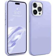 Str Store Apple iPhone 15 Pro Kılıf First Silikon - Lila