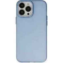Str Store Apple iPhone 14 Pro Max Kılıf Modos Metal Kapak - Mavi
