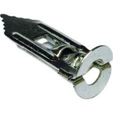 Str Store Çelik Turbolet Alçıpan ve Asma Tavan Dübeli, Gazbeton Gözenekli Beton Sabitleme Dübeli, Metal Duvar Dübel, Yüksek Taşıma Kapasiteli Mekanik Bağlantı Elemanı (12 Adet) (40 Mm)