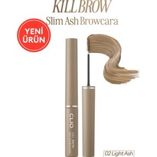 Str Store Ultra Ince Fırçalı, Yoğun Pigmentli Kaş Maskarası Kill Brow Slim Ash Browcara (02 Light Ash)