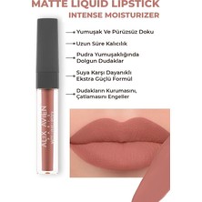 Str Store Uzun Süre Kalıcı Kadifemsi Kuruma Yapmayan Mat Likit Ruj - Matte Liquid Lipstick 502 Peachy Nude
