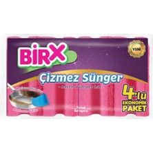 Birx Çizme Sünger 4 Lü