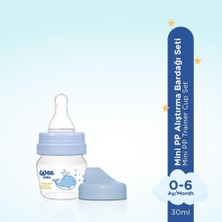 Str Store Mini Pp Alıştırma Bardağı Seti 30 ml - Mavi
