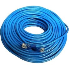 Str Store Cat6 Internet Ethernet Kablosu, RJ45 Lan Ağ Kablosu, Mavi, 13 Metre Uzunluk, Yüksek Hızlı Veri Iletişimi Için