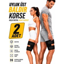 Ankaflex 2 Adet Üst Baldır Bandajı Kasık Çekmesi, Burkulma, Tendinit, Siyatik Ağrısı ve Spor Sonrası Sargısı