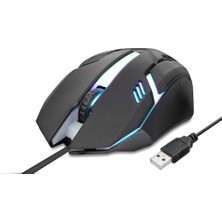 Aydogan's Ayd Kablolu Oyuncu Mouse LED 800/1600 Dpı 140CM Siyah HDX3257