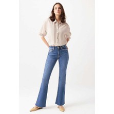 Mavi Marıa Dark Blue Gold Denim Denim Kadın Kot Pantolon M101225-80680