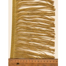 Gold Simli Yüksek Kalite 10 cm  Saçak, Püskül, Aksesuar | 5metre