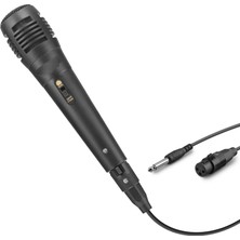 Aydogan's Ayd Electro Master EA1100 Kablolu Dinamik Vokal Mikrofonu 6.35 mm Jack 5 M Siyah