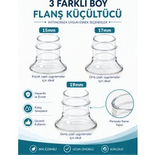 Babyhope Göğüs Pompası Kalkanı Silikon Flanş Küçültücü 15-17-19 mm 3'lü Set