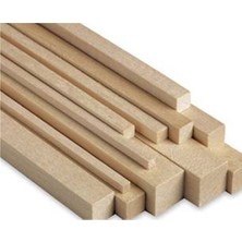 ULZKA Ahşap Çıta 1cm x 1cm x 100CM (6 Adet)