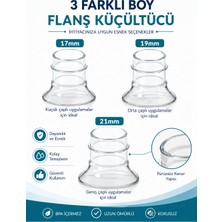 Babyhope Göğüs Pompası Kalkanı Silikon Flanş Küçültücü 17-19-21 mm 3'lü Set