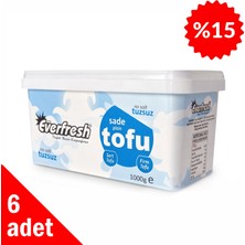 EverFresh Tuzsuz Tofu 1000 gr - 6 Adet
