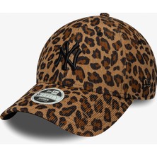 New Era Leopard Cord 9forty Neyyan  Stnblk Kadın Bej Şapka.-