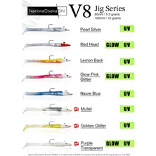 Naniwaosakashi V8 Jig Series 100MM 10GR Silikon Yem