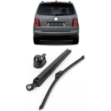 CME PARTS Vw Volkswagen Touran 2003-2010 Uyumlu Arka Cam Silecek Kolu ve Süpürgesi Kapak Takım 1T0955707C