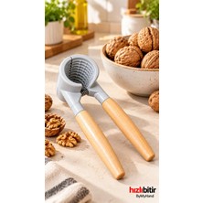 Bymyhand Döküm Metal Ahşap Saplı Ceviz Kıracağı No1