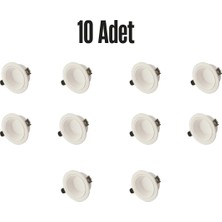 Cata CT-5260 BAŞAK 8w spot 10 adet - Beyaz Günışığı Sarı