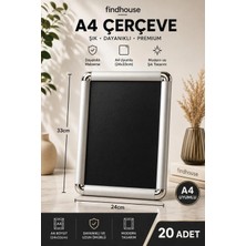 20 Adet A4 Duvar Afiş Belge Çerçeve Iş Yeri , Okul , Hastane , Ofis Için