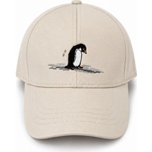 Feemels Penguen Nakışlı Unisex Şapka – Ayarlanabilir Baseball Cap